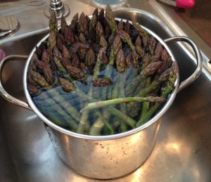 asparagus in stock pot 2
